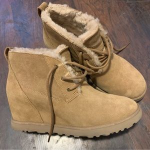 UGG wedge booties